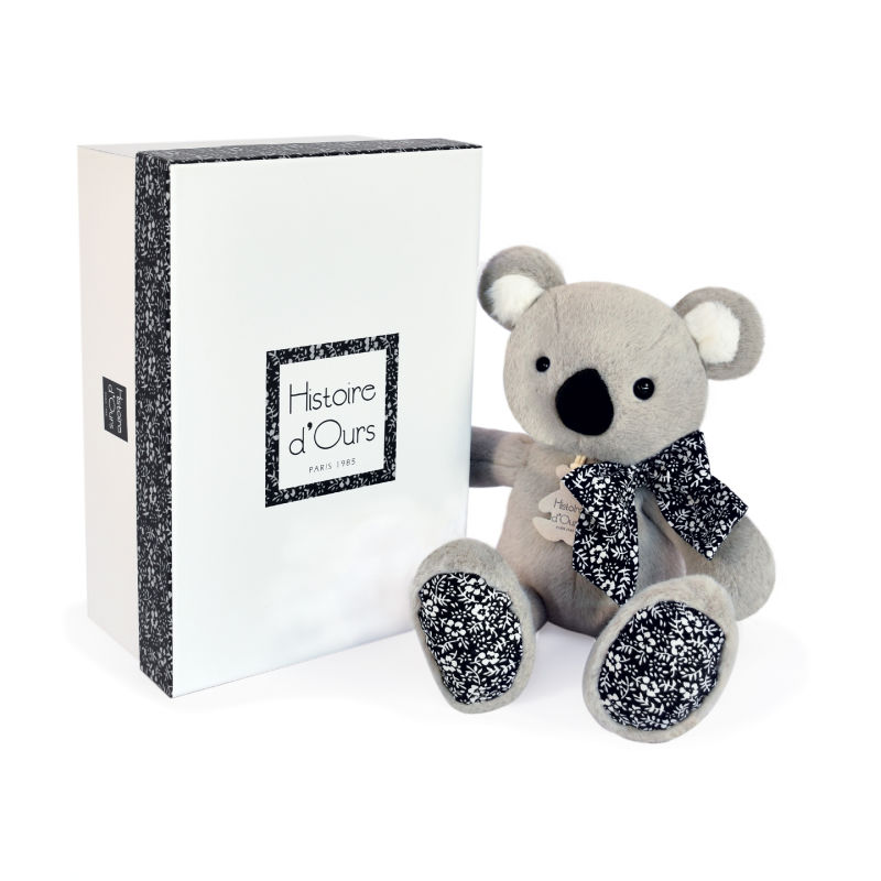  - copains câlins - peluche koala gris 25 cm 